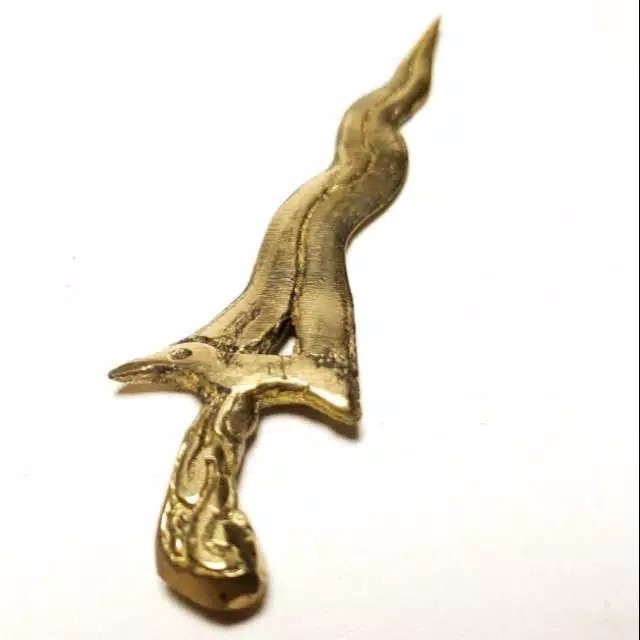 Keris Combong Mini kuningan KJ