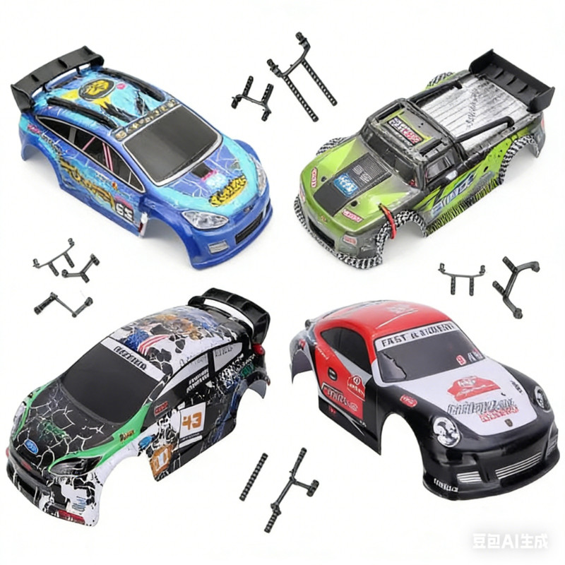WLtoys 284010 RC Car PVC Body Shell Clear Unpainted Y Decoration Upgrade for 1/28 K969 K989 Mosquito