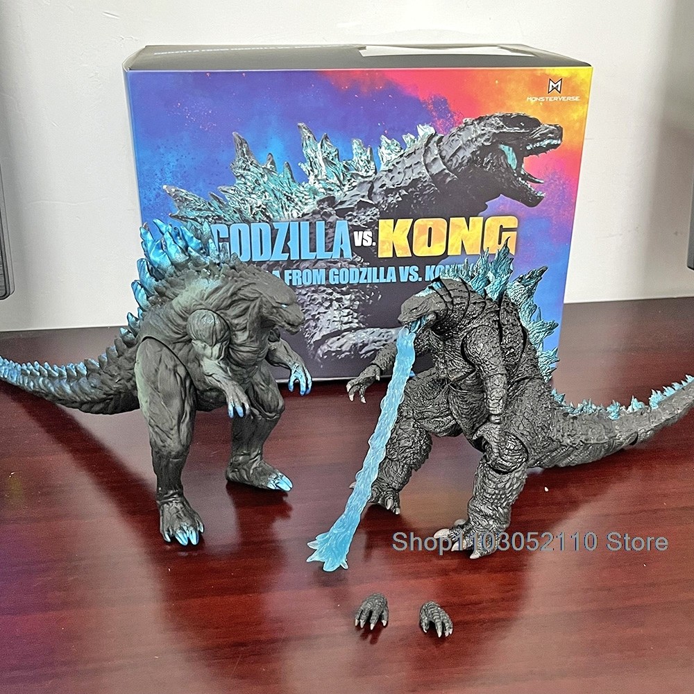Godzilla Figure 2021 Movie SHM Etion Monster Godzilla vs Kong Articulated PVC Action Toys Collection
