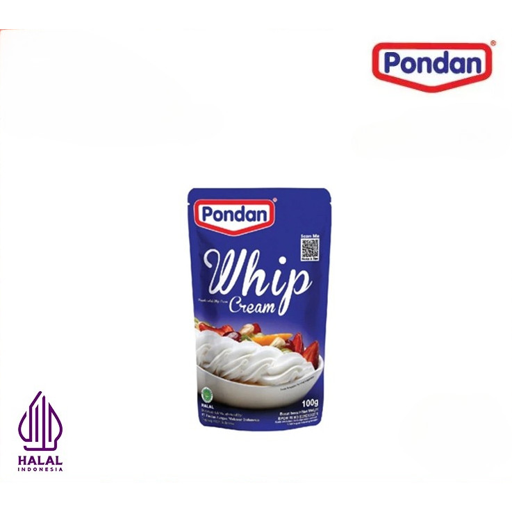 Whip Cream Pouch PONDAN 100gr |  Whipping Cream PONDAN by Peperrie