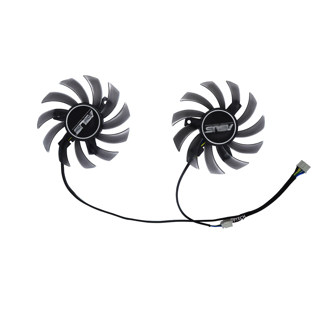 GPU Graphics Cooler,VGA Video Card Fan,2Pcs/Set,FD7010H12S,4Pin,For ASUS GTX 660 670 750 650Ti,For M