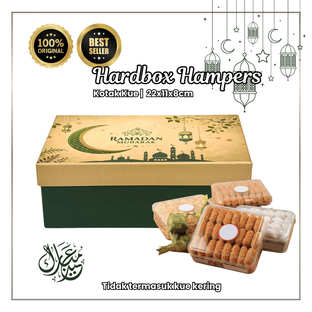 Hard Box Standar 22×11×8 cm | Kotak Kue Motif & Bingkisan | Box Lapis Legit Mini