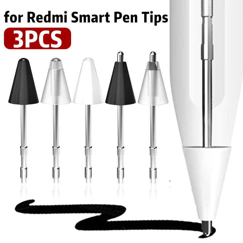 1/2/3Pcs Replacement Pen Tips for Redmi Smart Stylus Tip Silent Fine Point Tablet Pencil Nibs for Re