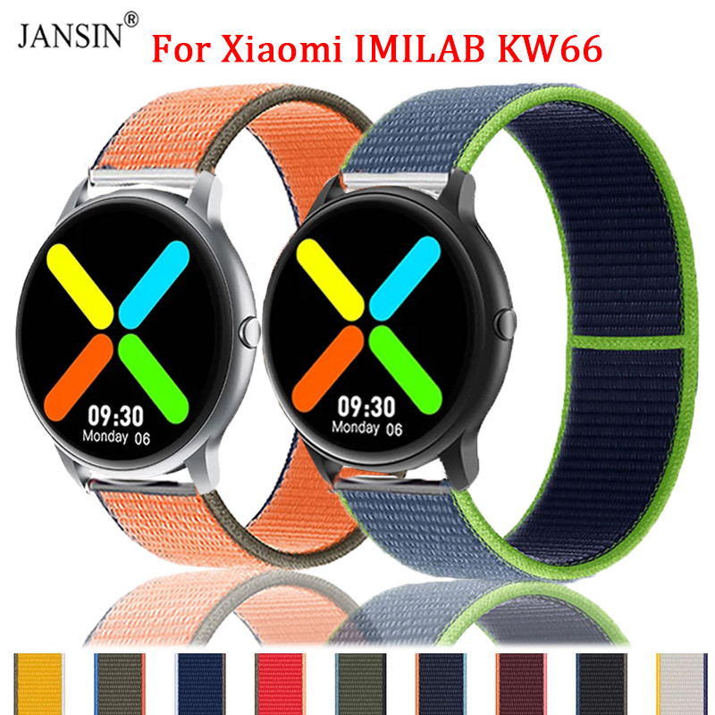 Nylon Bracelets For Xiaomi IMILAB KW66 Sport Strap Watband For imilab kw66 Band Smartwat Correa Repl