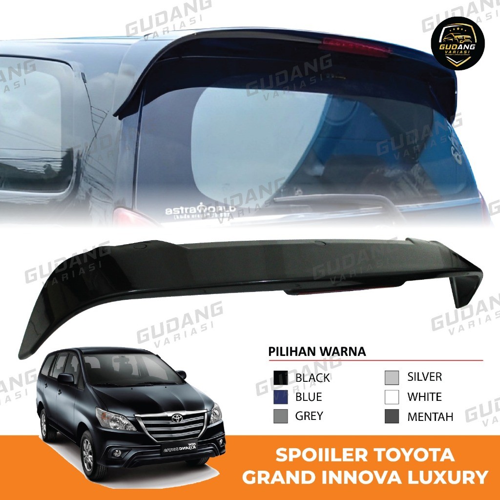 Spoiler Grand Innova Luxury  2014 - 2015