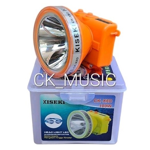 DAY SALE!!! SENTER KEPALA KISEKI CK X8D 100WATT, SENTER HEAD KISEKI 100W, SENTER SELAM KISEKI 100WAT