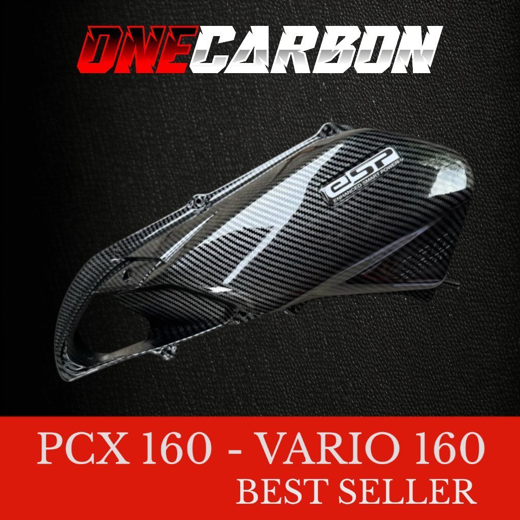 TUTUP FILTER PCX 160 CARBON GLOSY Tutup filter pcx 160 carbon original filter vario 160 carbon adv
