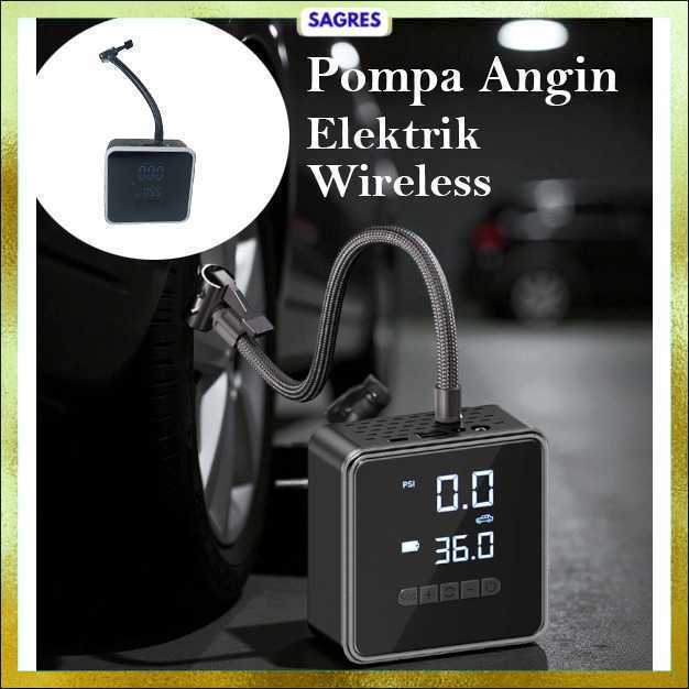 Pompa Ban Elektrik Portable Air Compressor 150PSI 6000mAh - PR-718