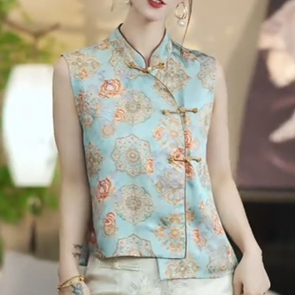Rompi tanpa lengan wanita rompi longgar top