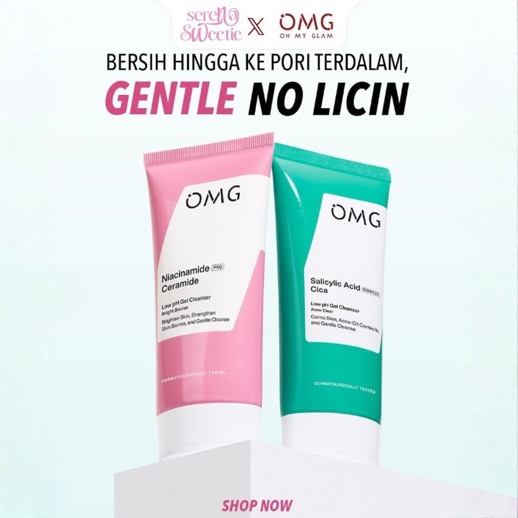 OMG OH MY GLOW Low pH Gel Cleanser 70 ml | Face Wash | Sabun Muka Cerah SS