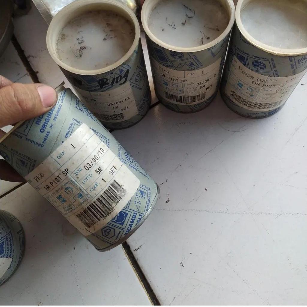 seher set tanpa ring seher Vespa PTS 100 ukuran 5 m/ 4m NOS Piaggio