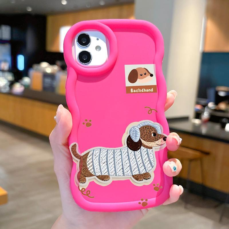 Soft Case For Iphone 11 Pro Max 12 13 Casing Cute Dachshund Silikon Antishock Kesing Hp Murah