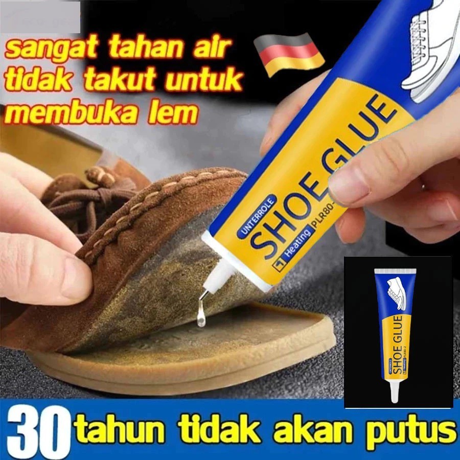 Lem Sepatu Tahan Air Super Kuat 60 ML Tanpa Bekas Dan Tidak Bau /Lem Serbaguna Super Kuat/ Lem Besi 