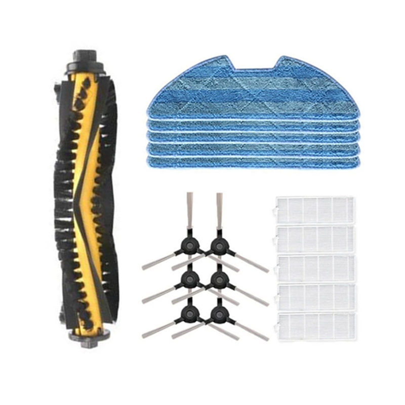 Vacuum Main Roller Side Brush Hepa Filter Mop Cloth for GUTREND ECHO 520,VISION 730 Robot Vacuum Cle