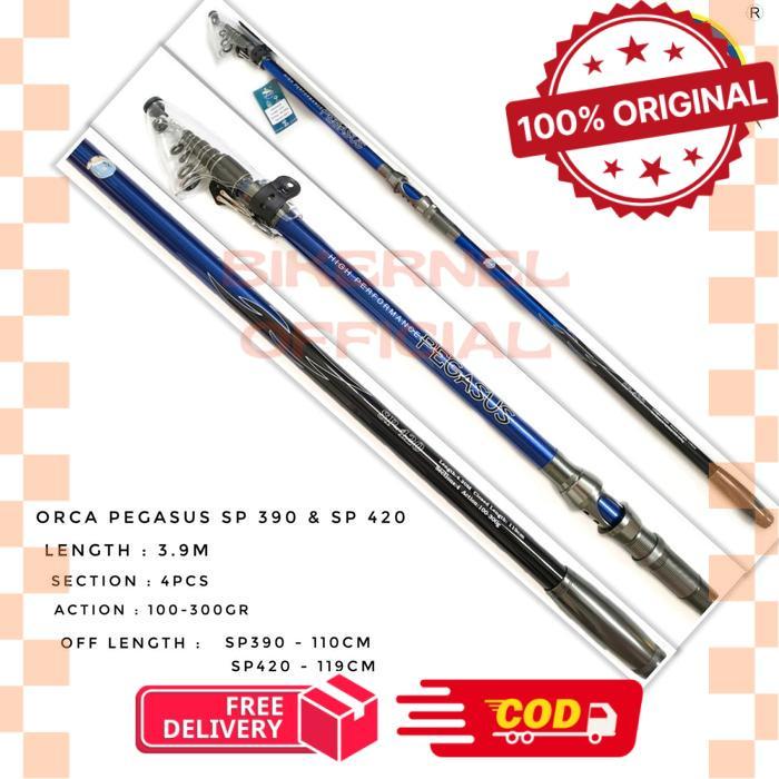 Joran Antena Orca Pegasus 390 420 Fuji dan Non Fuji Joran Laut - 390 -biken