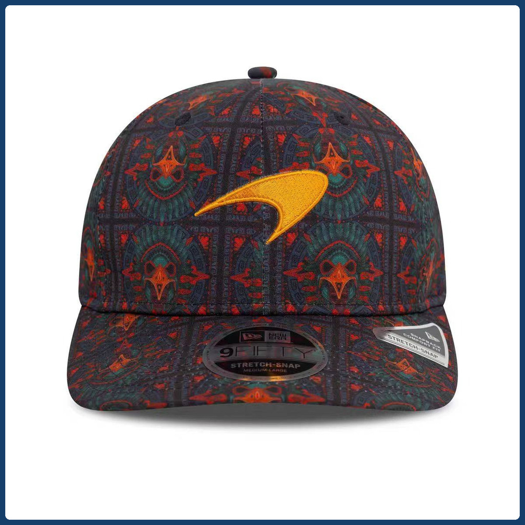 Topi Baseball Tim McLaren untuk Penggemar F1 2025, Topi Balap, Topi Motor, Topi Bertepi Melengkung