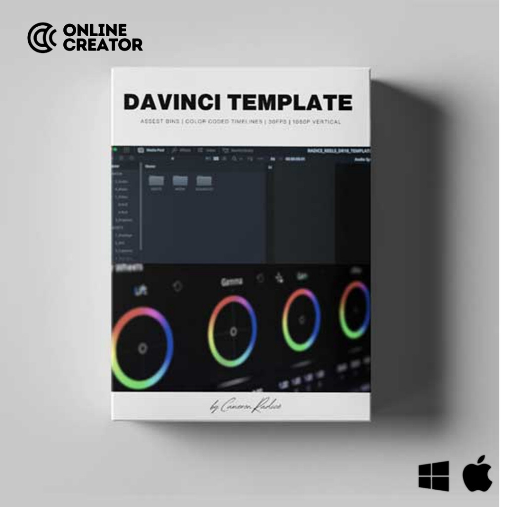 Cameron Radice Davinci Resolve Project Template