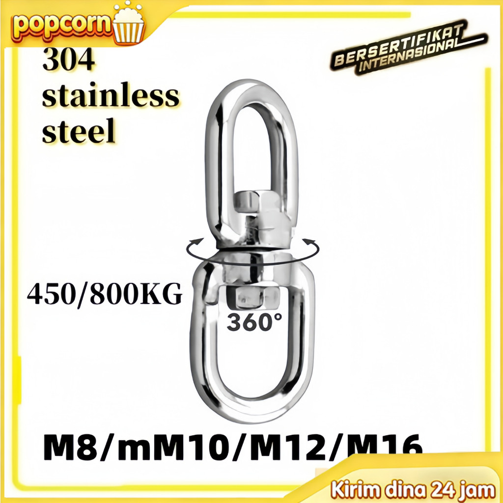 M8/M10 Swivel SS 304 Kili Kili Stainless  / Swivel Stainless