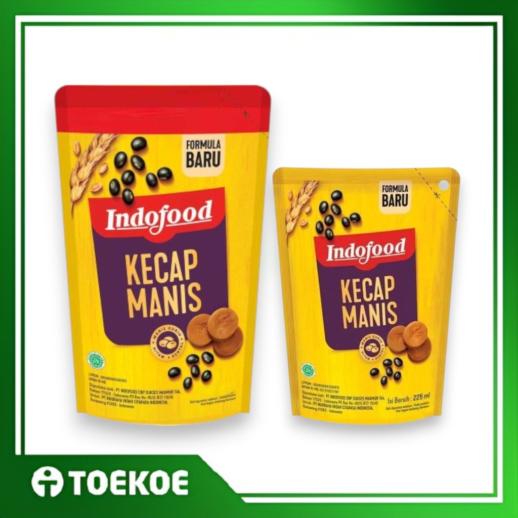 TOEKOE Indofood Kecap Manis Pouch Refill 225ml / 725ml
