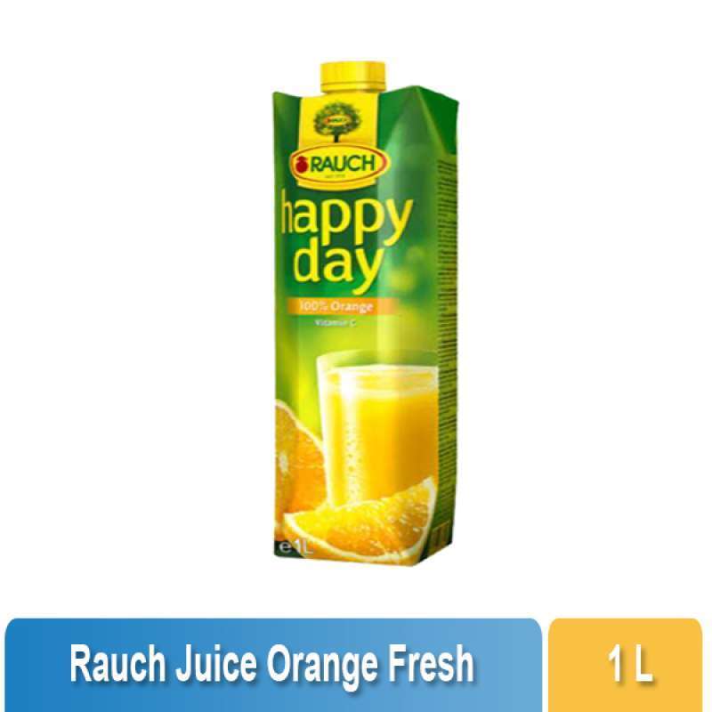 HAPPY DAY - Fruit Juice Orange 1 Ltr / Jus Buah Jeruk