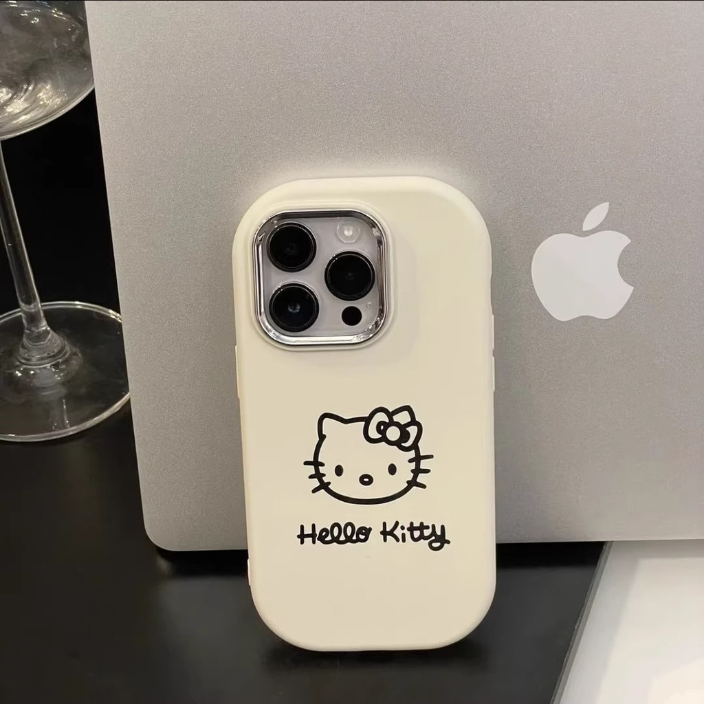Casing HP Aesthetic Lucu Silikon Anti Jatuh Motif Kartun Hello Kitty Bunga For OPPO A15 A16 A17 A18 