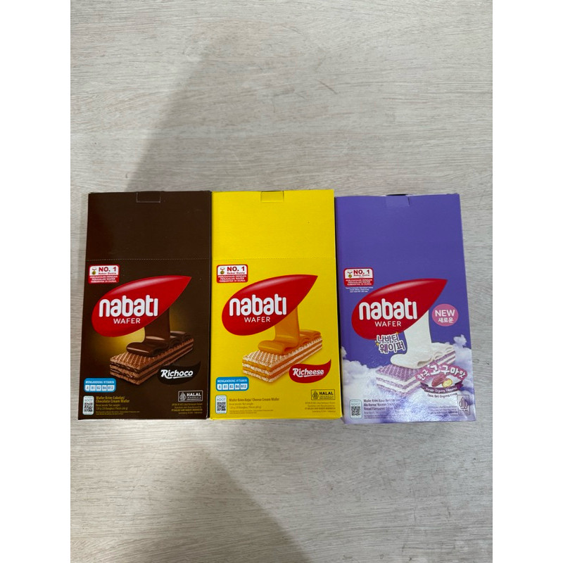 Bagusaw17 { PERBOX } Nabati Wafer 500 an 132 gr - Wafer Nabati Isi 20 + 2 S1