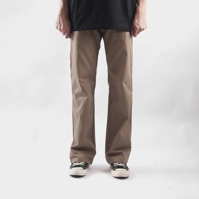 Wised Watson Khaki Work Pants atau Celana Chino Regular Fit - 32, khaki