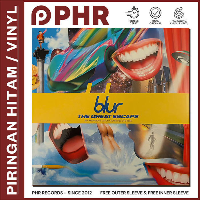 Vinyl BLUR - The Great Escape (Colored - 30th Anniv) [Piringan Hitam/LP/PH]