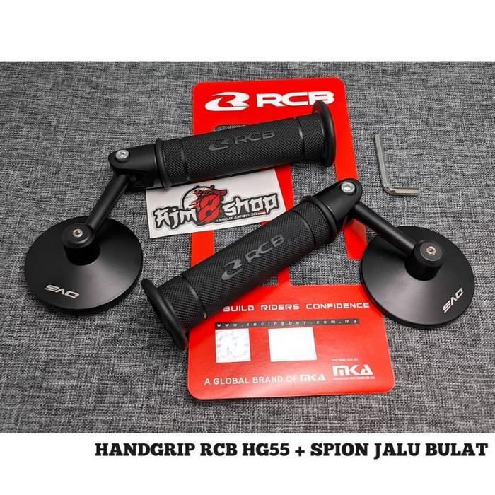 RCB Spion Jalu Bulat Plus Handgrip RCB RACING BOY HG55 Original Universal Motor scoopy nmax aerox fa