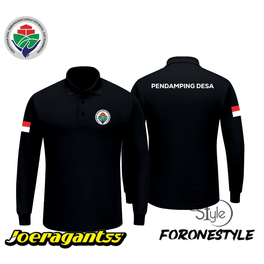 POLOSHIRT SDGS PENDAMPING DESA - KAOS BERKERAH SDGS PENDAMPING DESA - FREE NAMA DESA