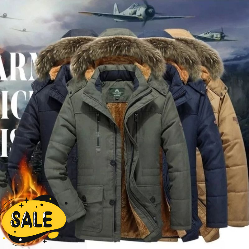 Jaket parka Pria/Jaket Winter Bulu Tebal Musim Dingin/jaket parka pria korean style/jaket parka pria