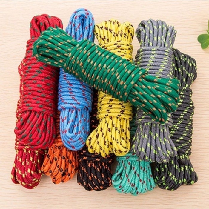 Tali Jemuran Nilon 10 Meter Tambang Serbaguna Diameter 5 mm