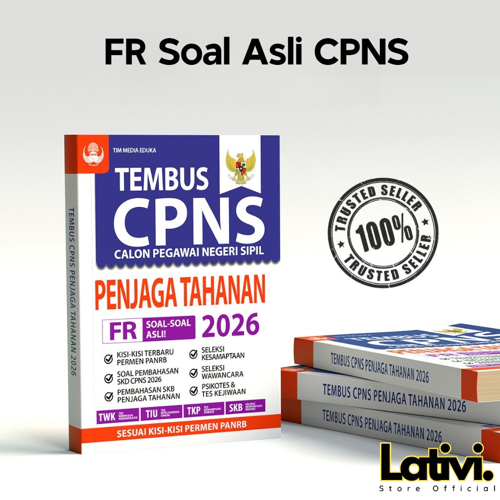 Buku Tembus CPNS PENJAGA TAHANAN 2026 - BUKU CPNS SIPIR 2026 - CPNS POLSUSPAS 2026 - FR Soal Asli CP