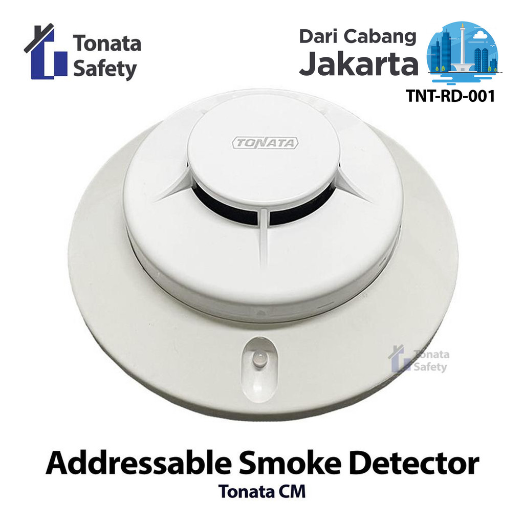Smoke Detector Addressable Photoelectric Tonata CM / Detektor Asap Addressable Sistem Fire Alarm / S
