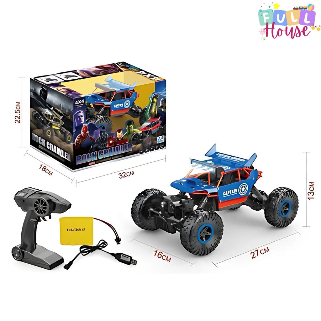 Mobil Remote Control Rock Crawler 4x4 Off Road -- RC Off Road 1:18