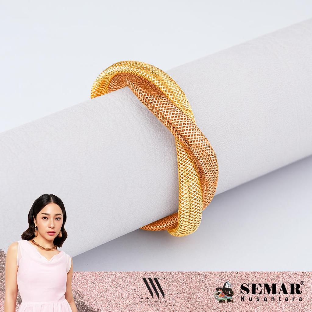 Nikita Willy Gold Gelang Emas Featherlite Whisper Bracelet Collection 18K Semar Nusantara