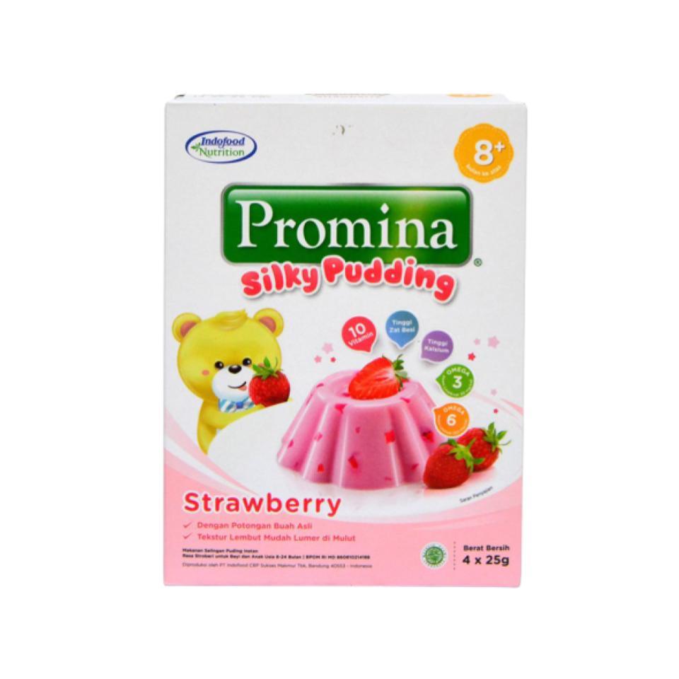 Promina Puding Strawberry 100 Gr