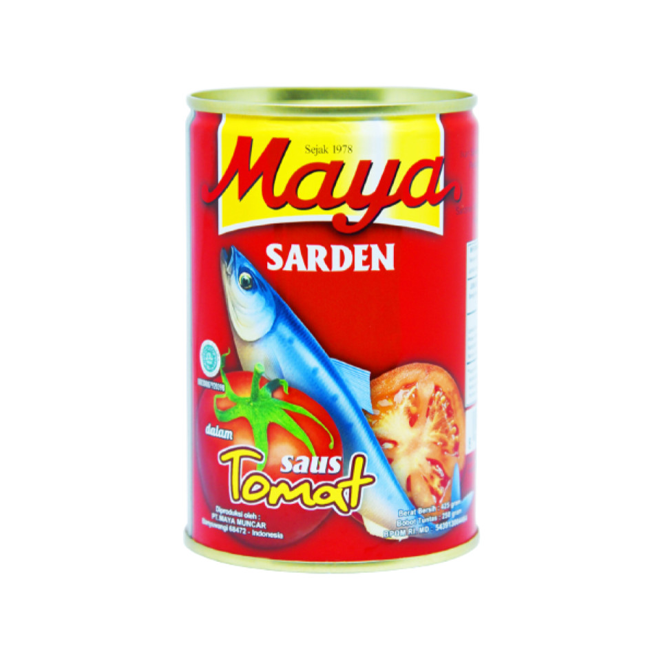 Maya Sarden Kaleng 425 gr