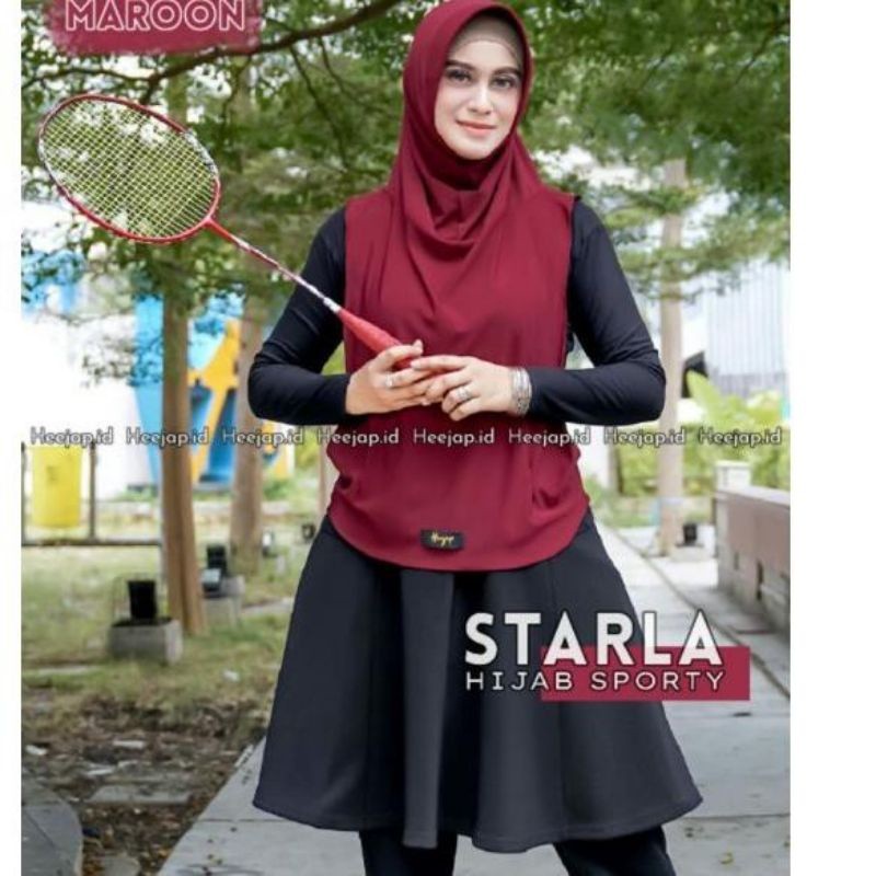 TERBARU Jilbab Olah Raga/Starla Hijab Sporty/Hijab Rompi
