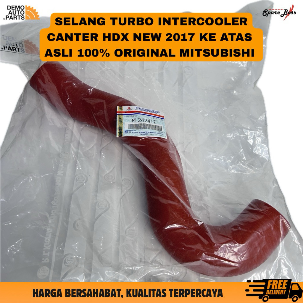 SELANG TURBO CANTER HDX NEW ORIGINAL ML242417 SLANG TURBO INTERCOOLER CANTER HDX PS125 ORI
