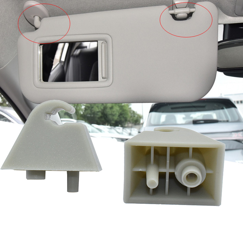 2X Car Sun Visor Mount Bracket Clip Holder Styling For Opel Vauxhall Vectra Vivaro A Astra F Corsa C