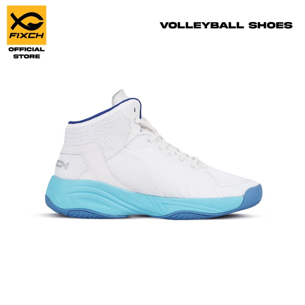 FIXCH - Repulsion White - Navy - Blue volleyball shoes