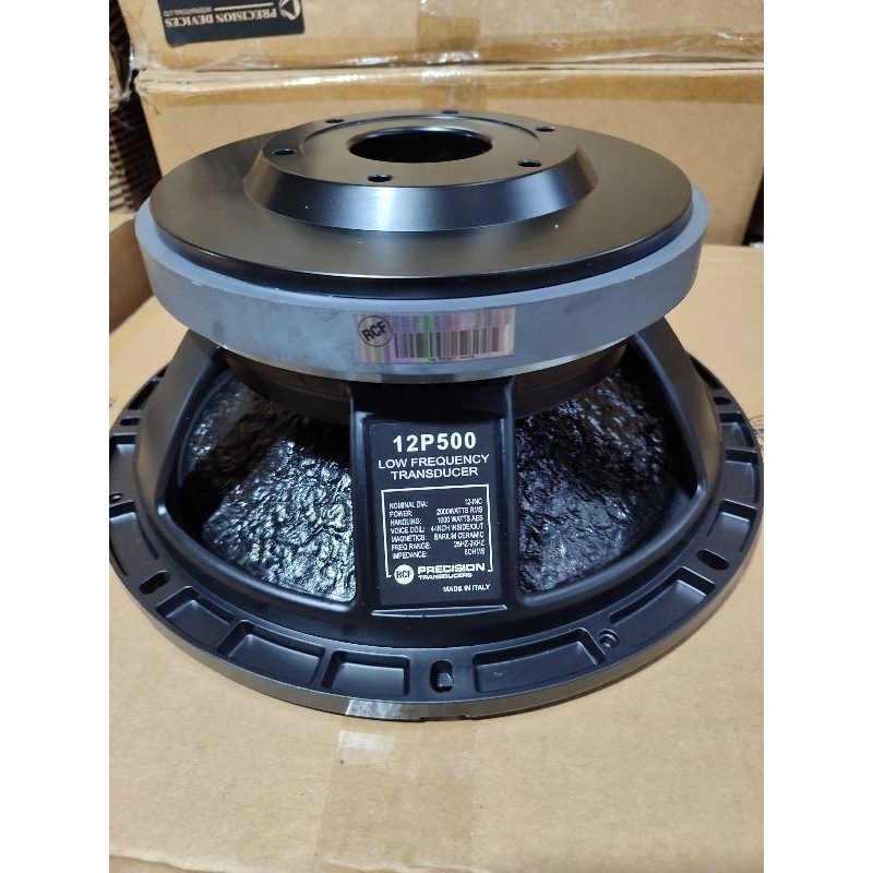 Speaker 12 inch RCF 12P500 GRADE A ORI DAUN TEBAL COATING
