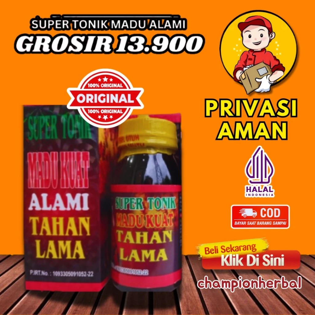 Madu alami Super tonik 6x Original ASLI