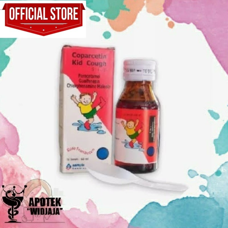 APOTEK TANGSEL [TERMURAH] coparcetin kid kids cough syrup 60 ml sirup syr 60ml / botol