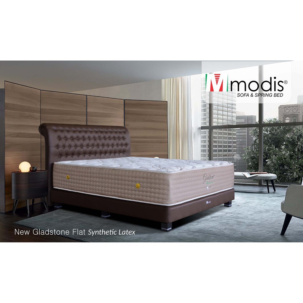 Springbed Modis New Gladstone Flat - Springbed Murah 180x200 tebal 26cm - Medan