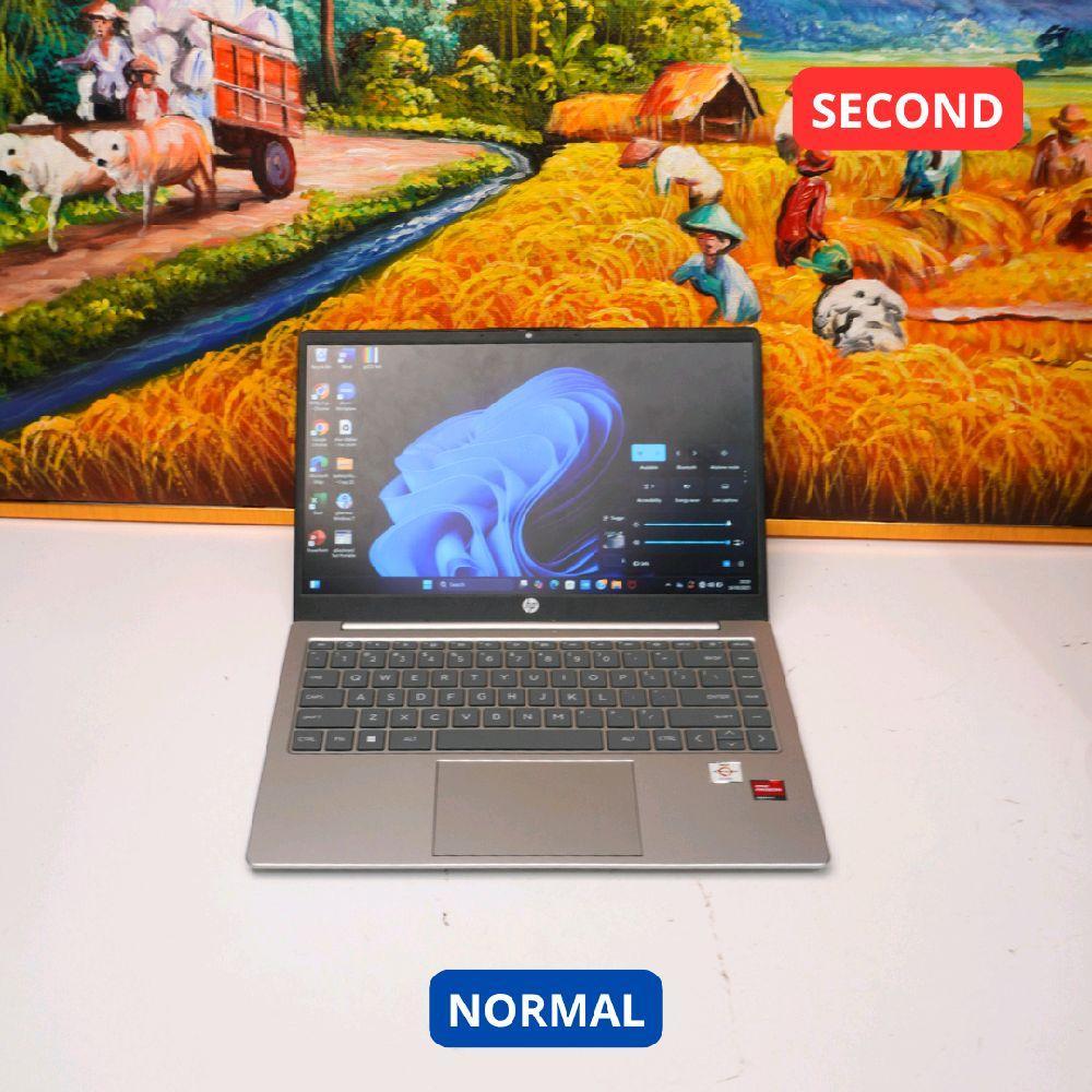 HP LAPTOP 14-EM0XXX AMD RYZEN 3 7320U 8GB (14") LAPTOP SECOND ORIGINAL SINAR MUTIARA CELL