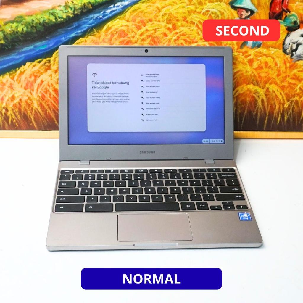 SAMSUNG CHROMEBOOK CELERON N4020 4 GB (12") - LAPTOP SECOND ORIGINAL SINAR MUTIARA CELL