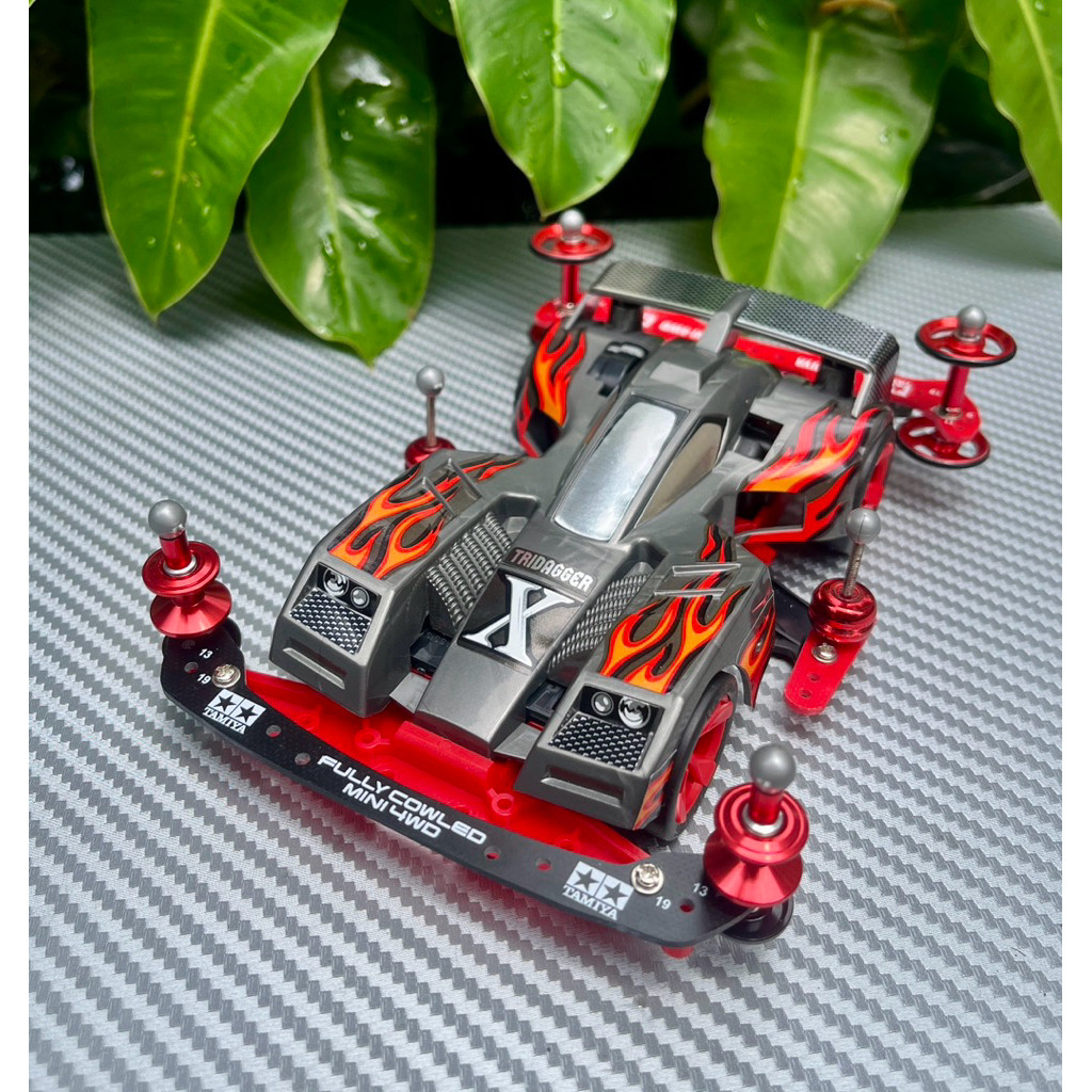 Rep Tamiya rakitan Side damper Tridagger X super 2 Chassis 3006C-RKT