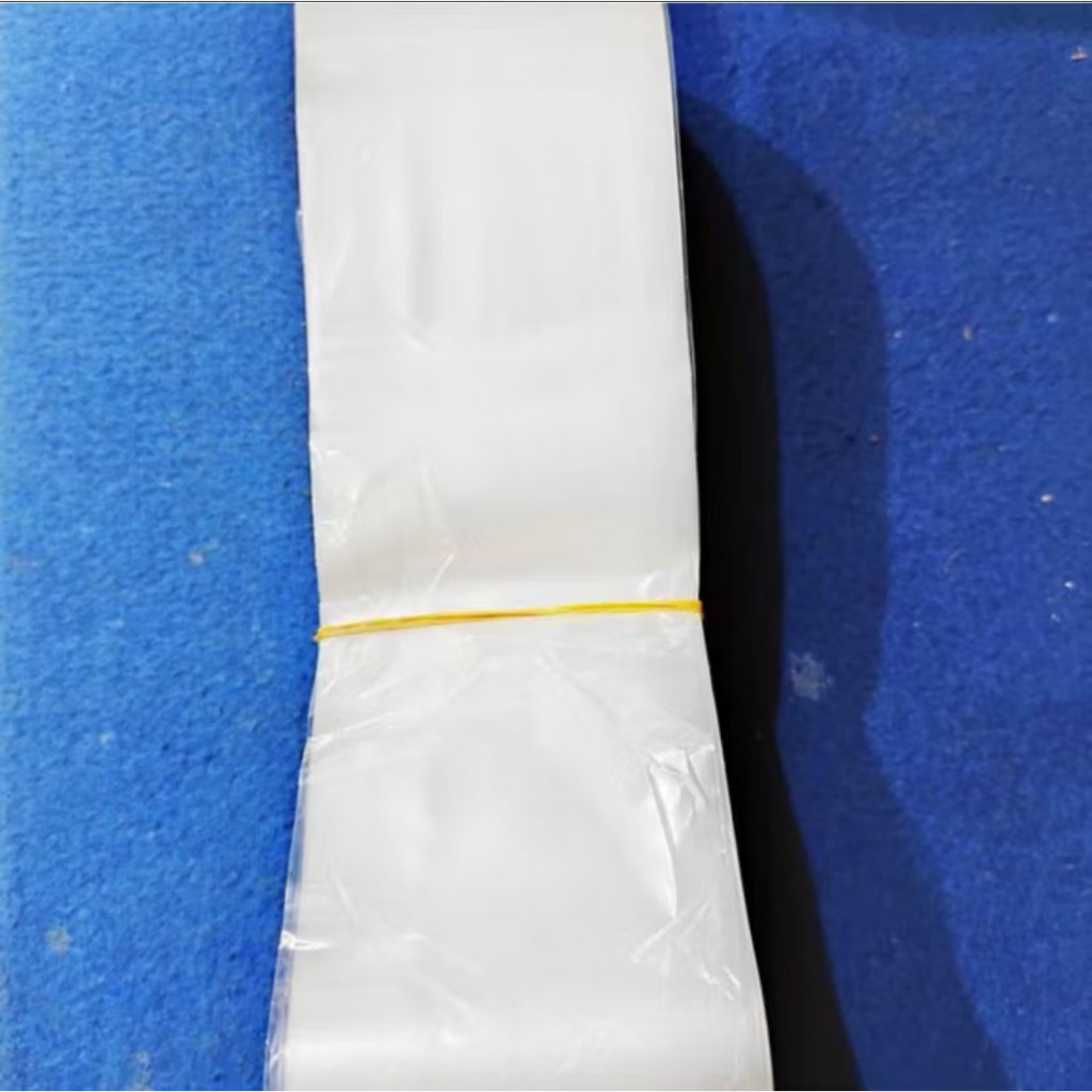 Plastik PP Roll Putih Susu 250 Meter Lebar 10cm